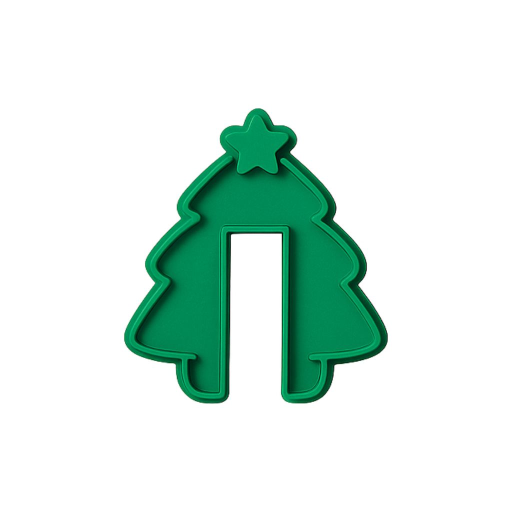 Borda de Xícara Árvore de Natal